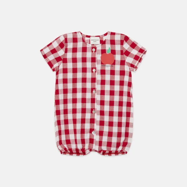 Apple baby romper