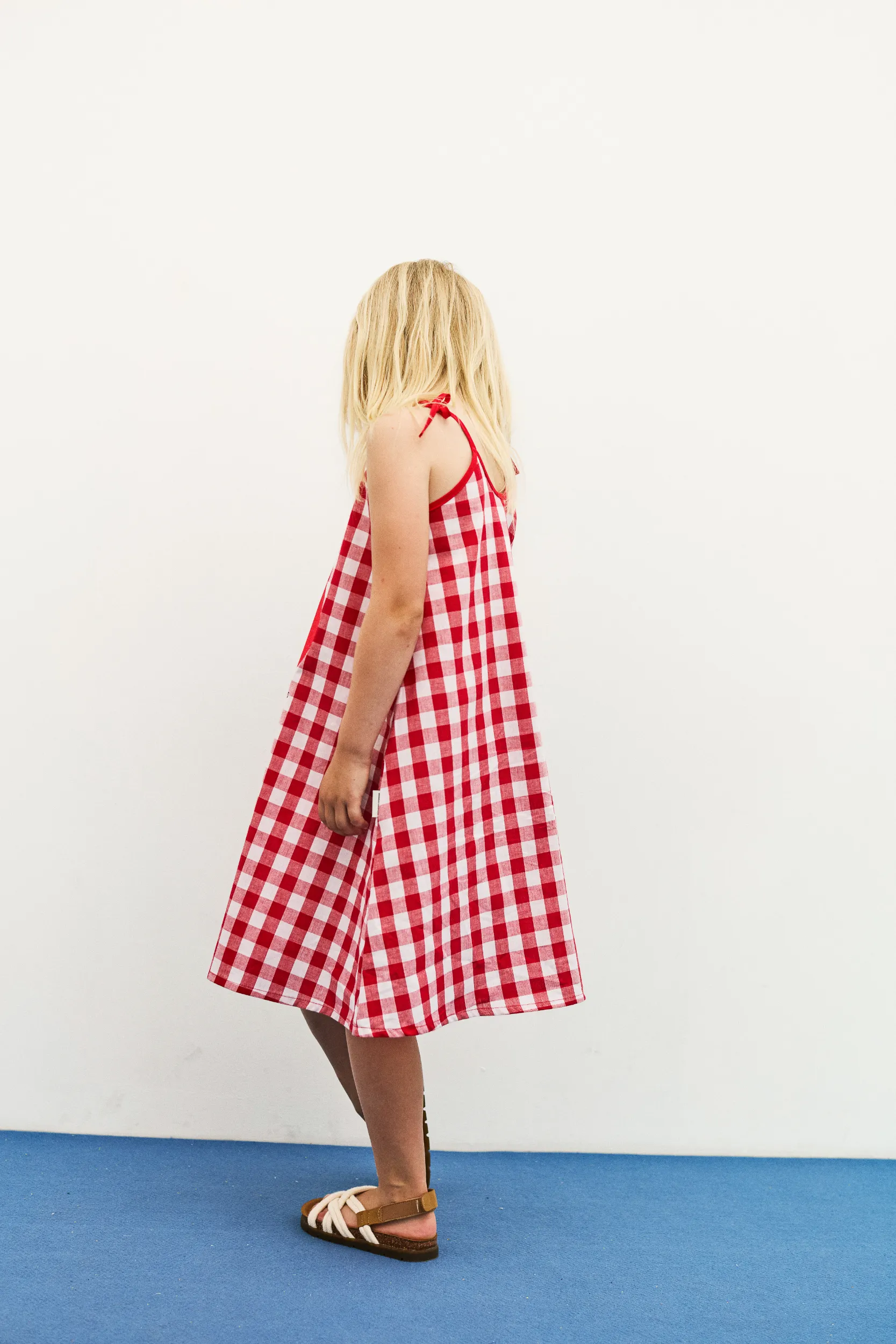 Apple print maxi dress