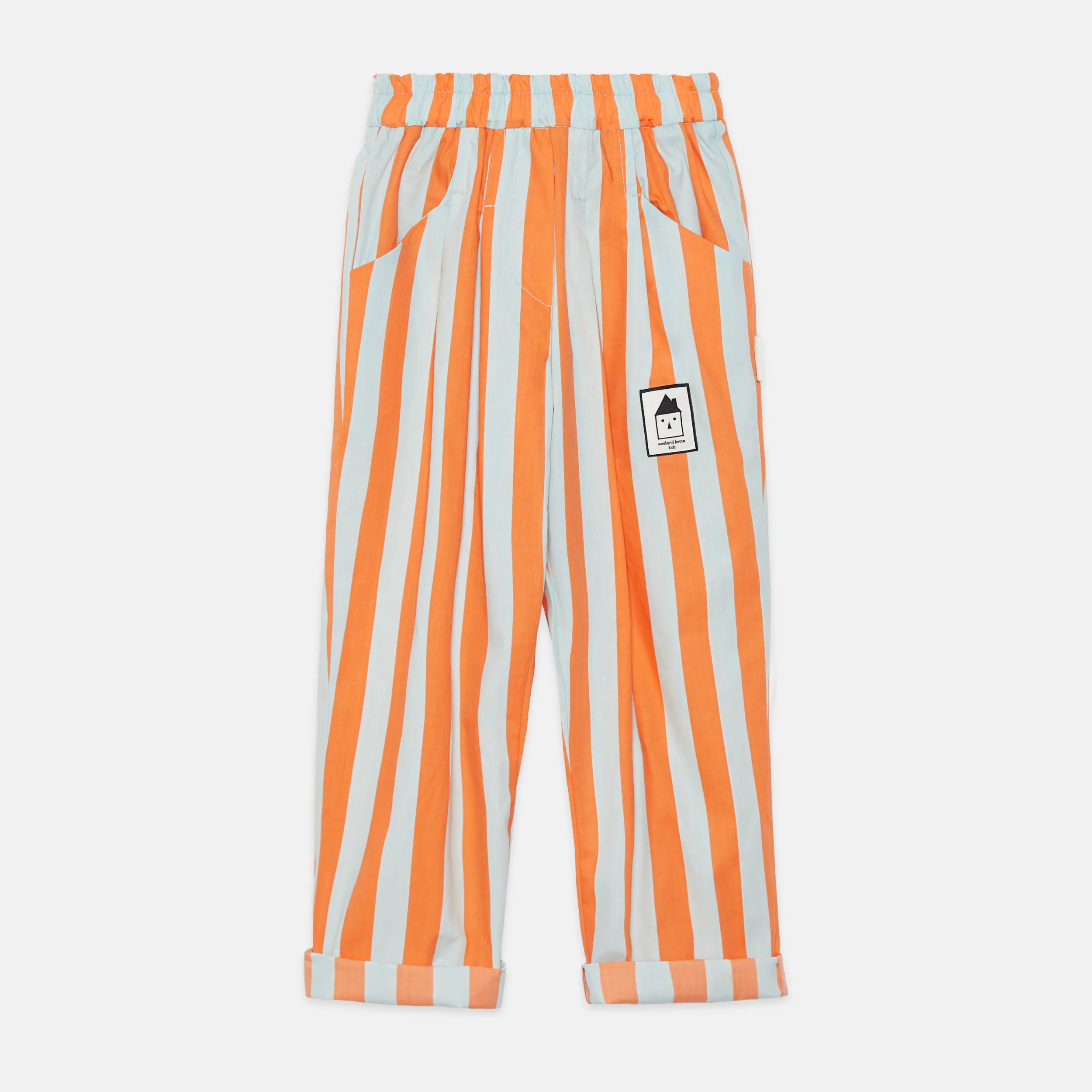 Stripes popelin pants