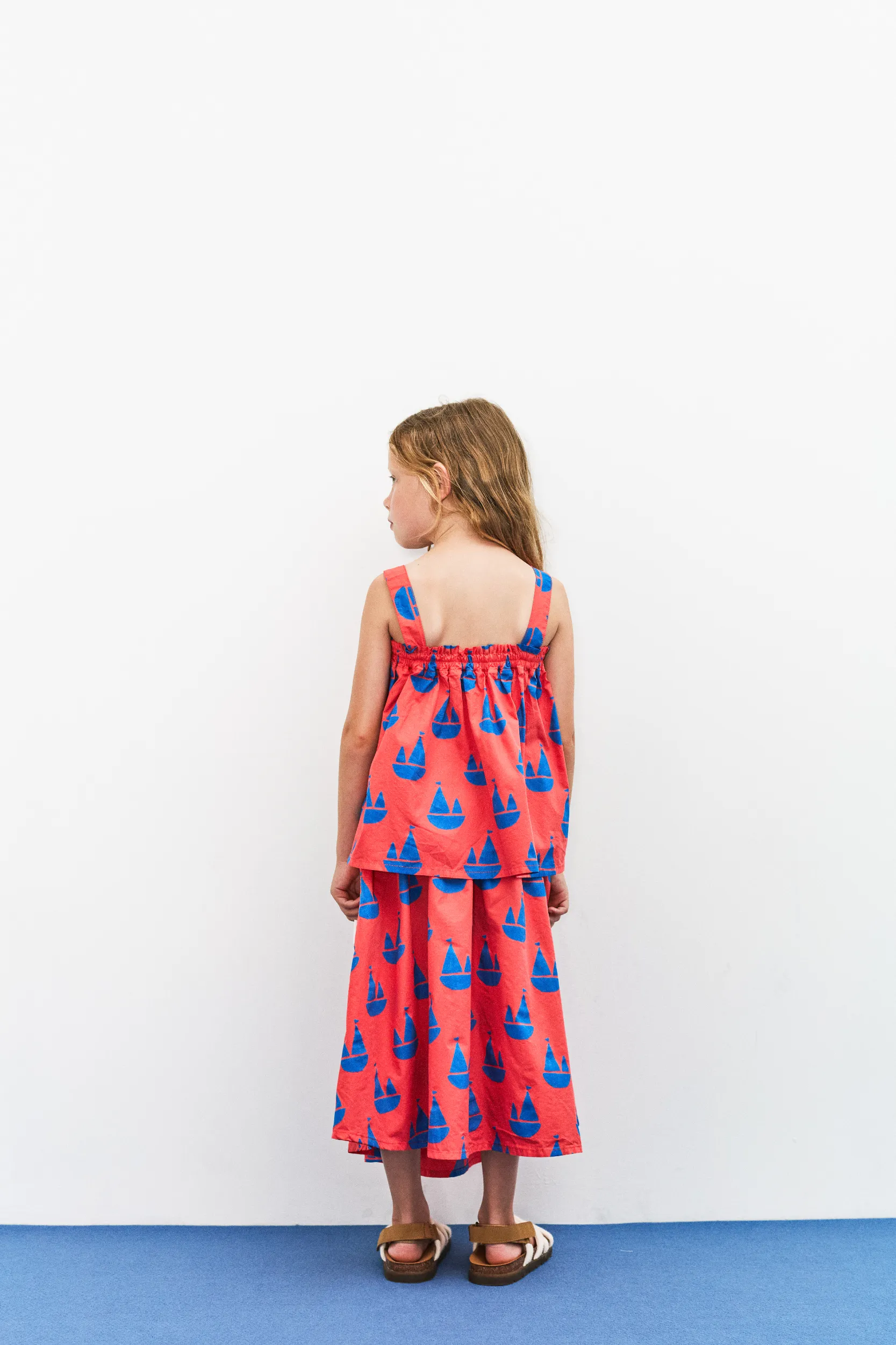 Boats all over skirt