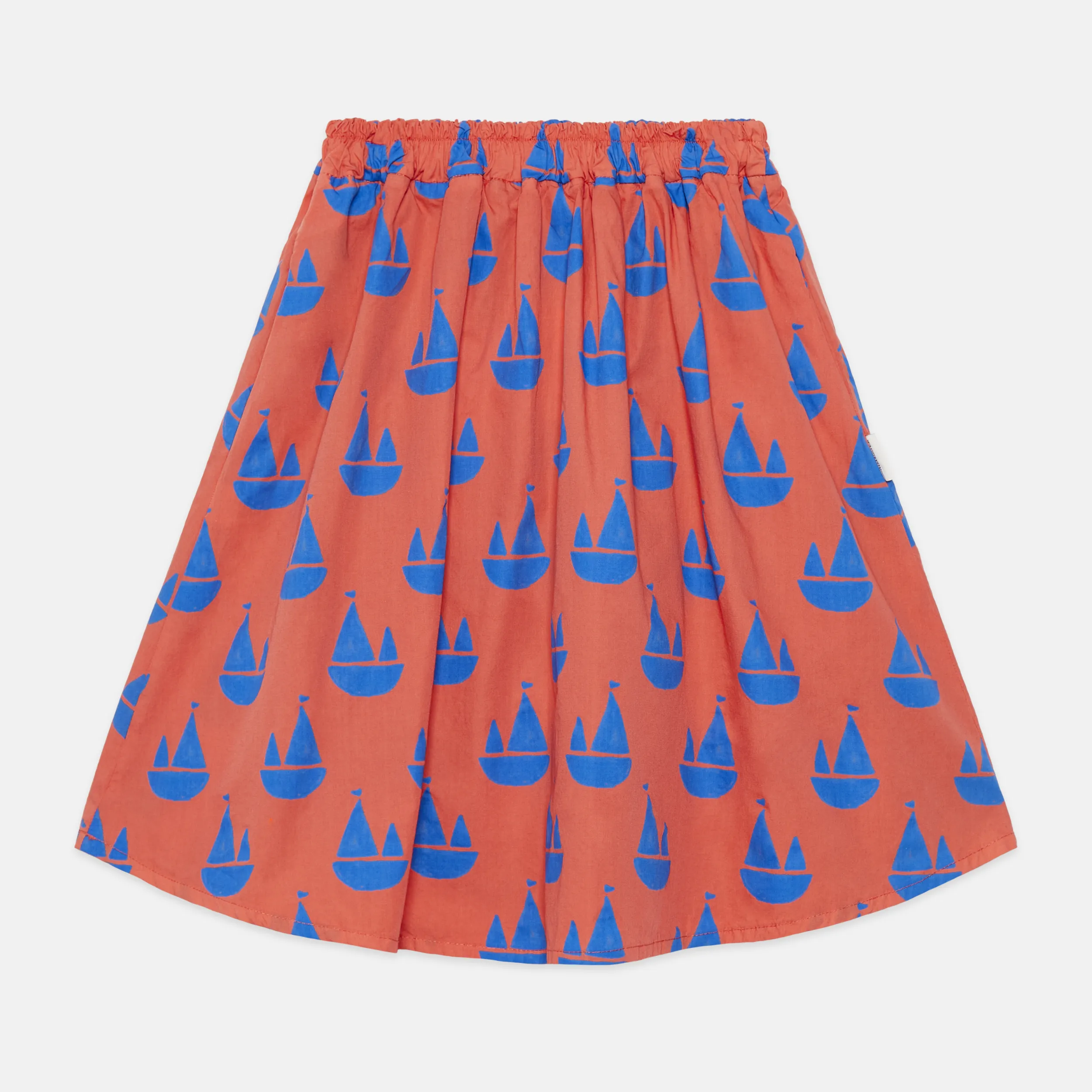 Boats all over skirt