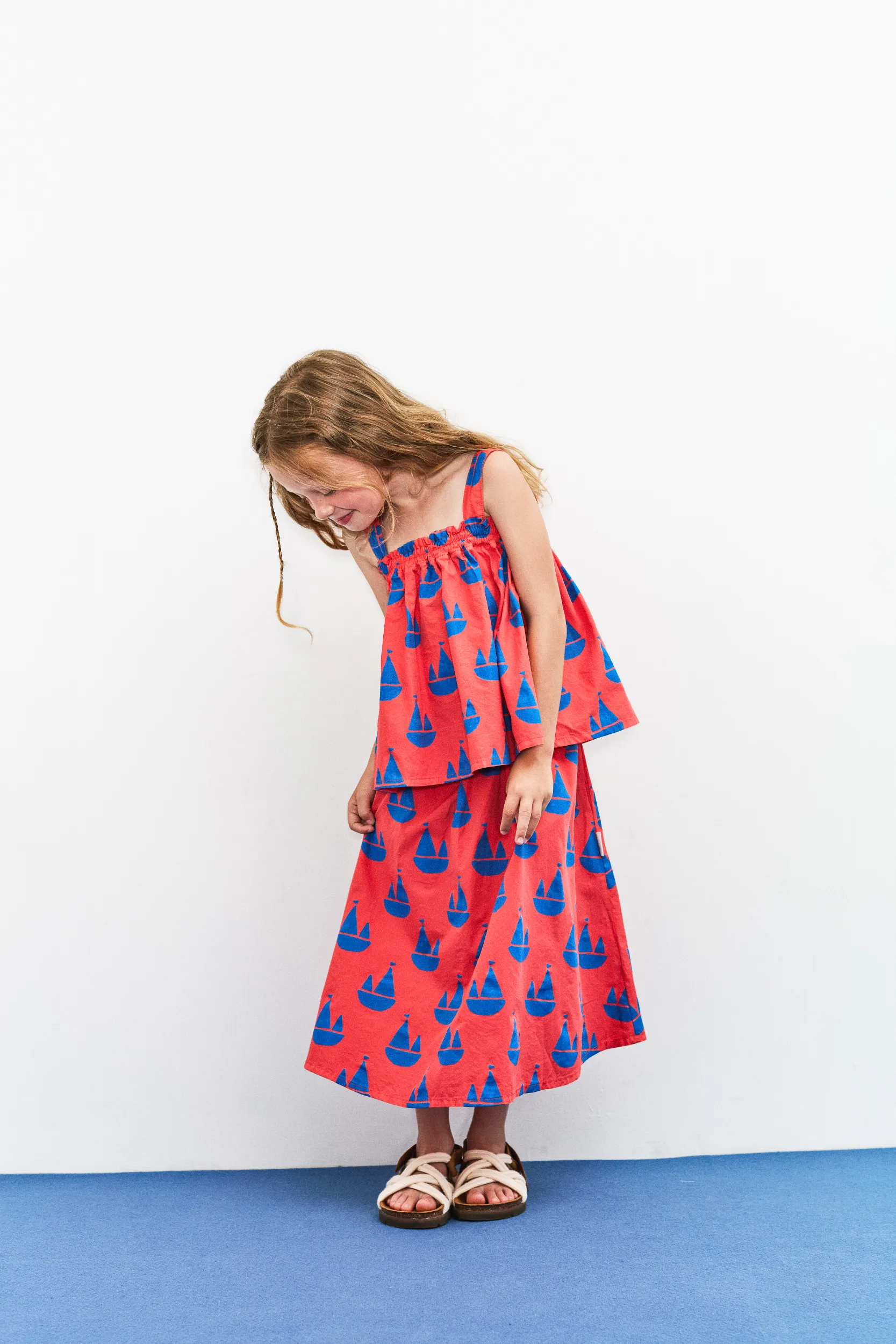 Boats all over skirt