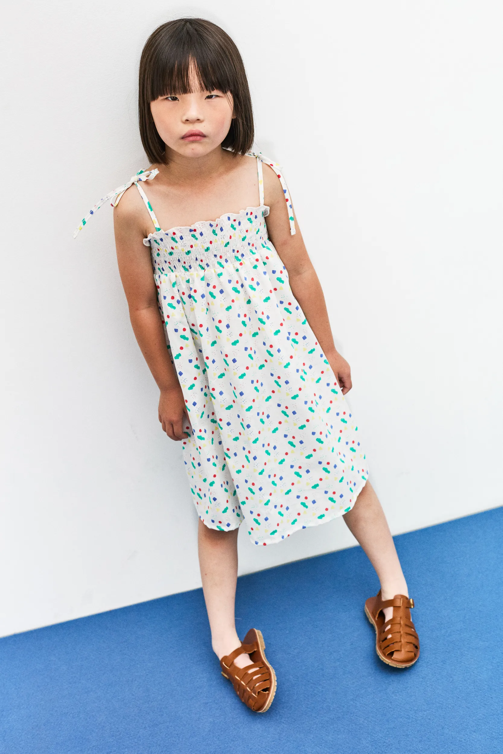 Arty shapes popelin dress