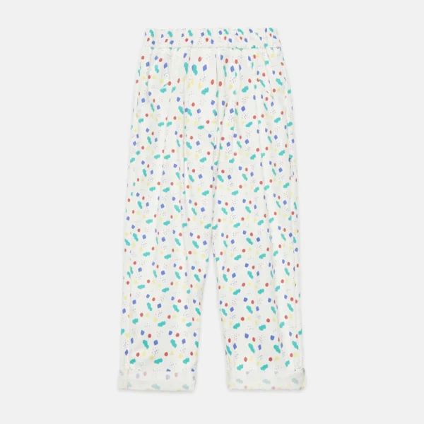 Arty shapes carrot pants