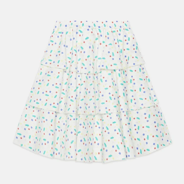 Arty shapes triple skirt