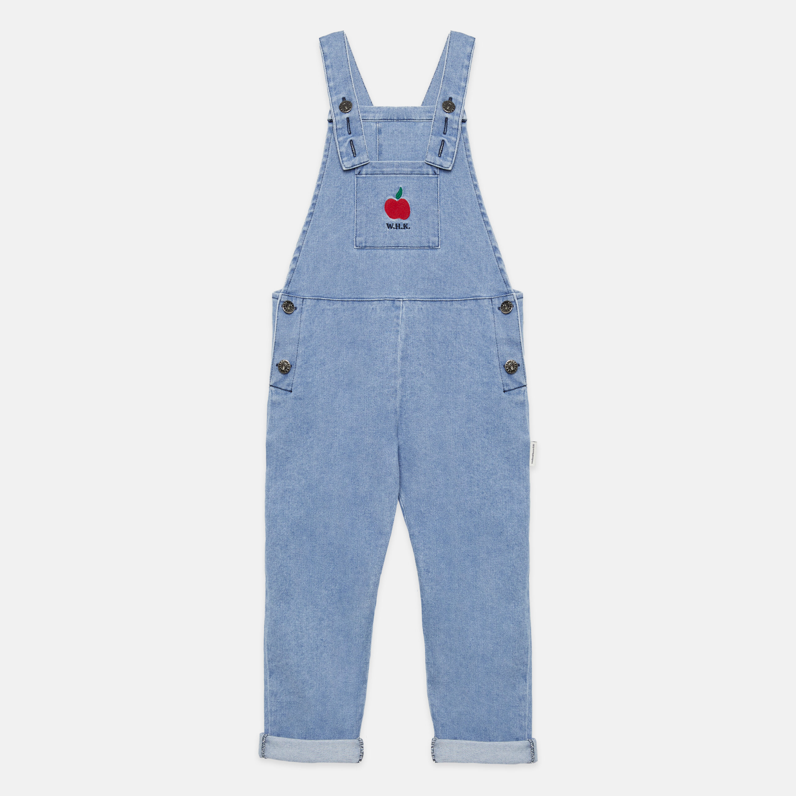 Apple denim overall