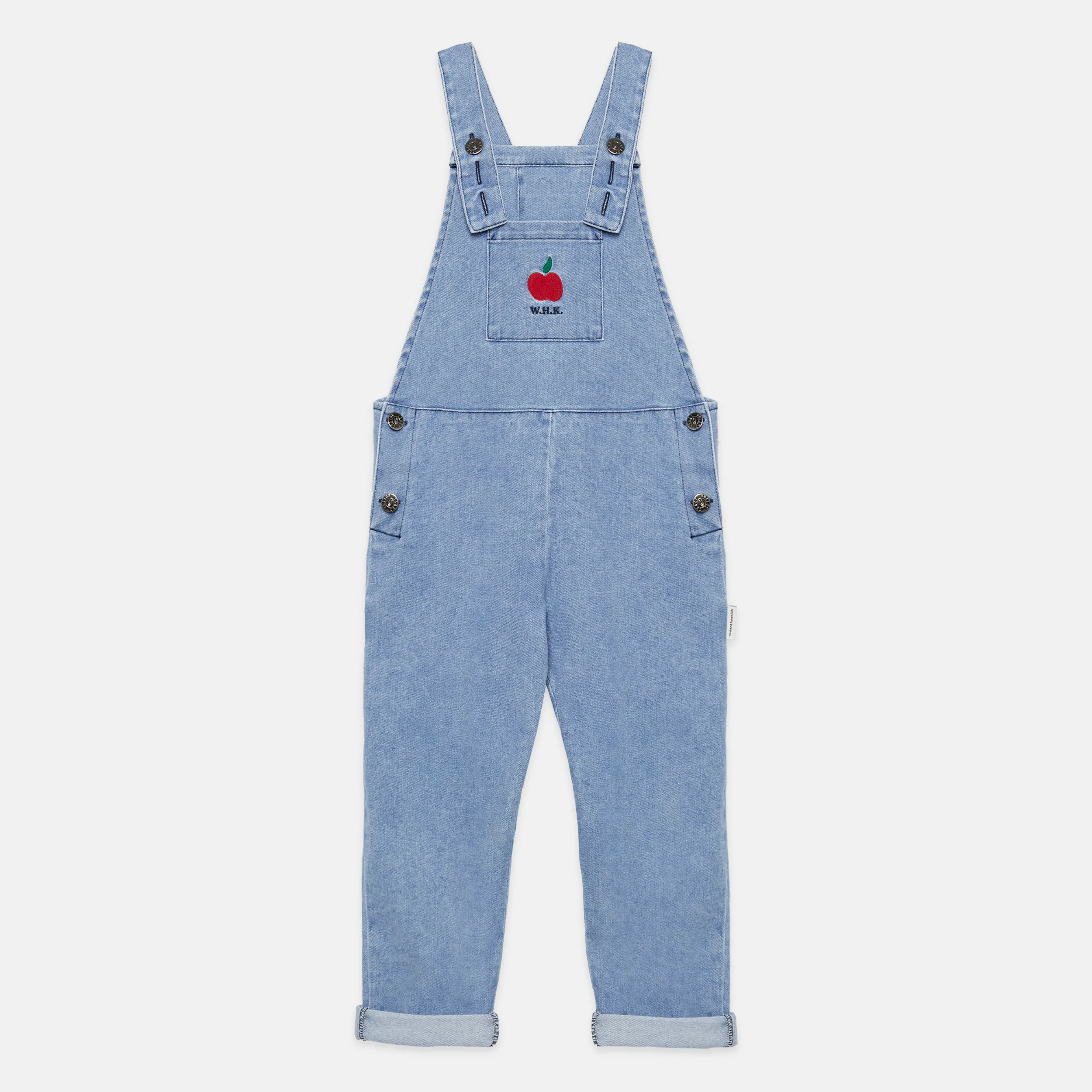 Apple denim overall