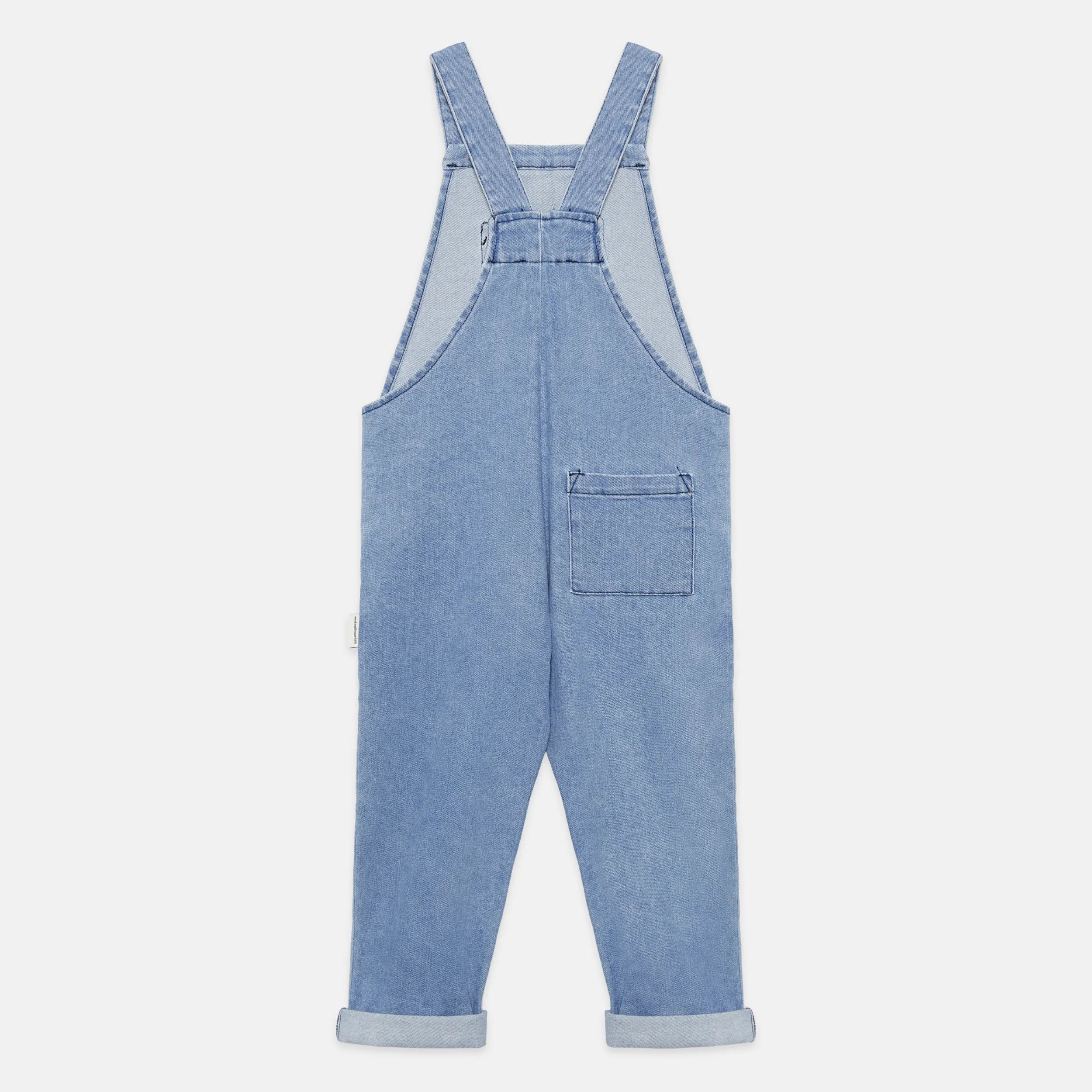 Apple denim overall