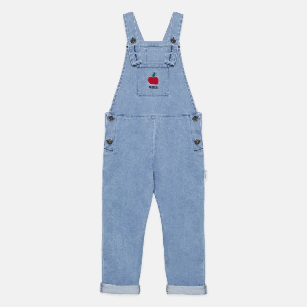 Apple denim overall
