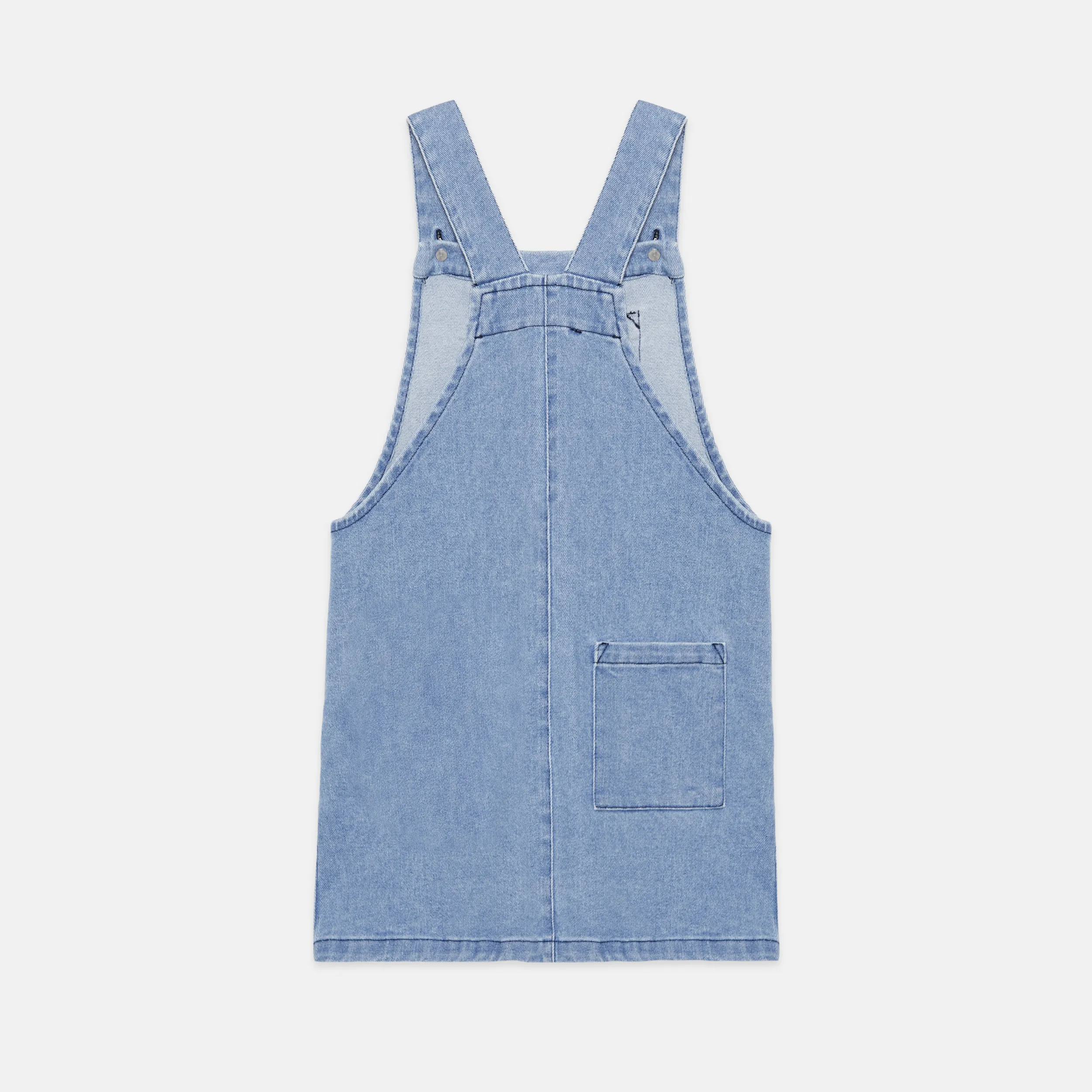 Apple denim dress