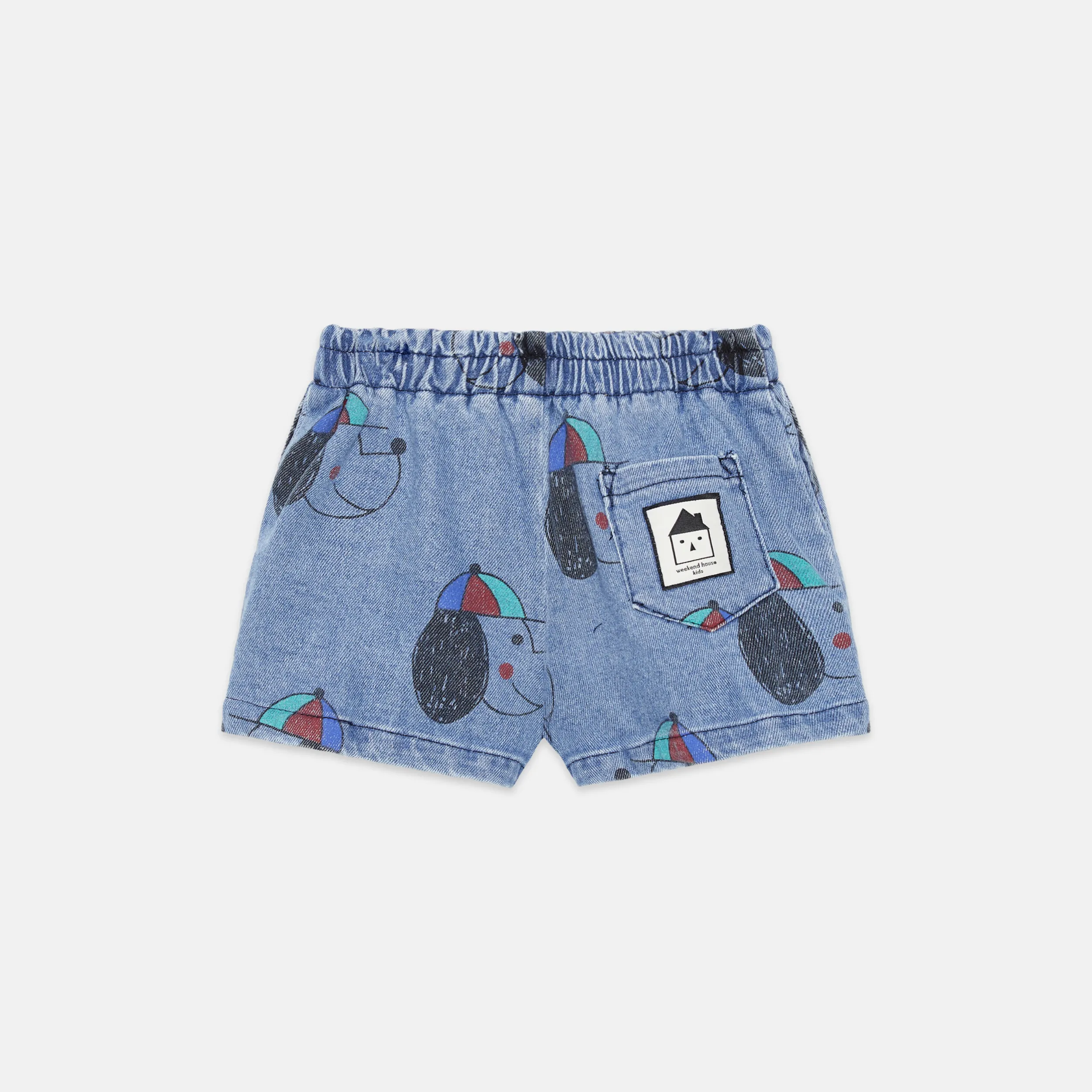 Happy dog denim shorts